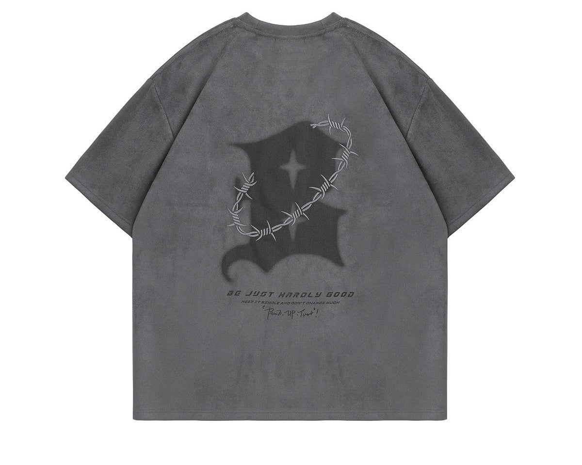 BJHG "Thorns" Suede Tee