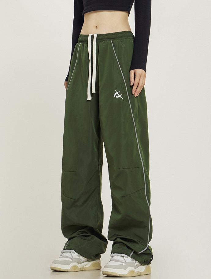 CTB Wide-Leg Track Pants