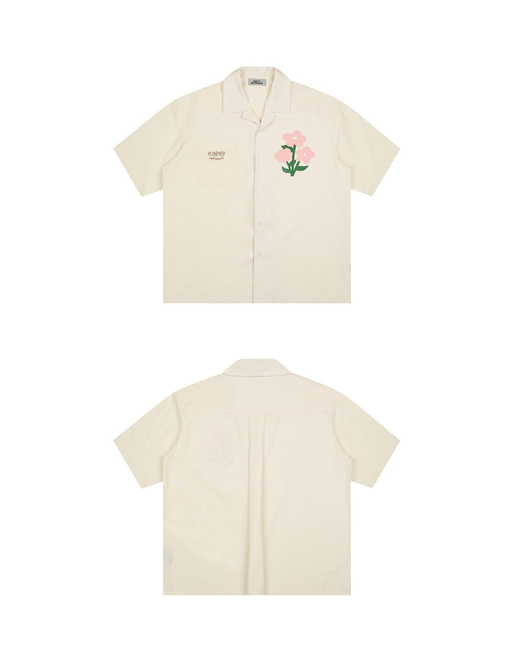 EMPTY REFERENCE Off-White Button-Up Shirt