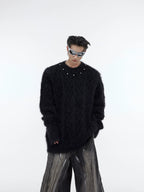CulturE Studded Collar Sweater