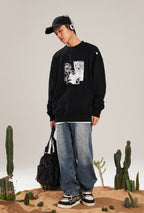 NSTNEW START "Visions" Collage Sweater