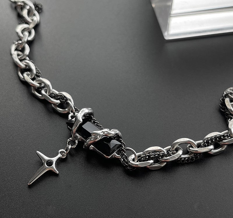 HEIMA Obsidian Thorn Bracelet