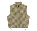 BJHG Monogram Print Puffer Vest