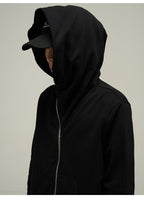 HJK Exclusive Asymmetrical Zip Hooded Jacket