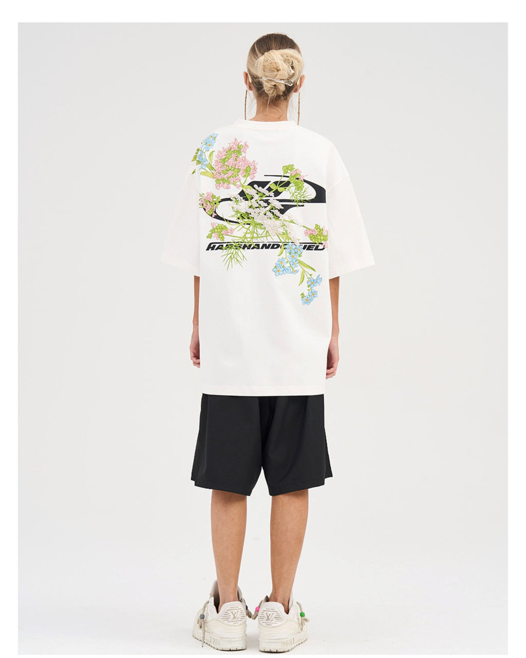 HARSH and CRUEL Embroidered "Bloom" Tee