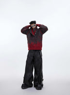 CulturE Contrast Textured V-Neck Sweater