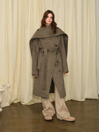 KREATE Avant-Garde Modular Wool Overcoat