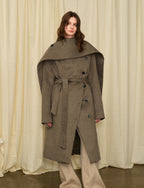 KREATE Avant-Garde Modular Wool Overcoat