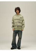 WLNEXT Double Striped Sweater