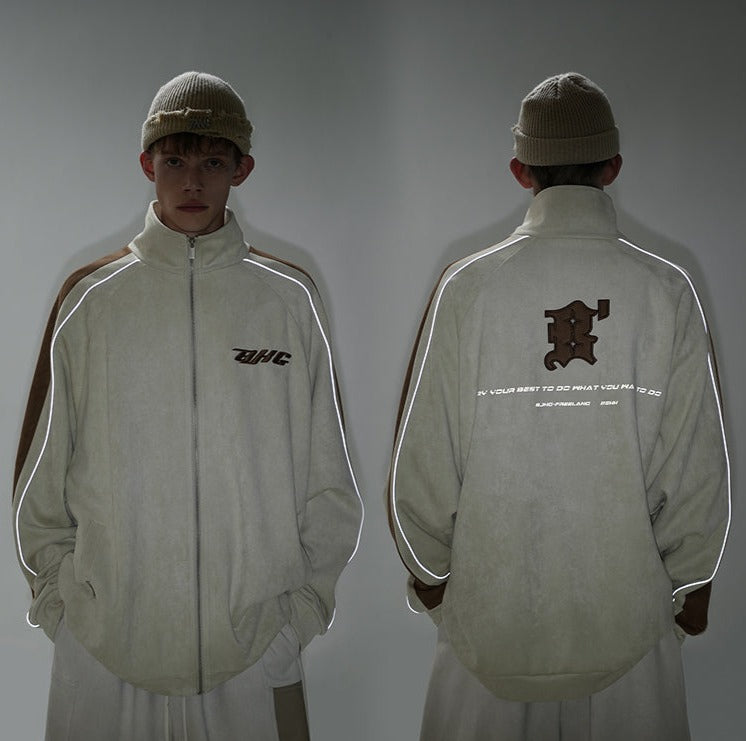 BJHG 3M Suede Track Jacket