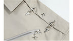 MRNEARLY Star-Studded Bomber Jacket
