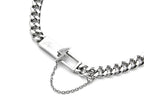 GUUKA "Lightning Bar" Double Chain Necklace