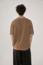 PHYSBOY Retro Leaf Crochet Button-Up