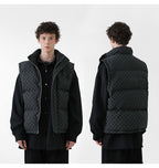 BJHG Monogram Print Puffer Vest