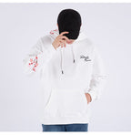 Cherry Blossom Butterfly Embroidered Hoodie