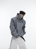 CulturE Silver-Studded Logo Hoodie
