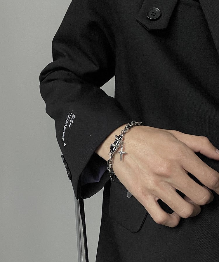 HEIMA Obsidian Thorn Bracelet