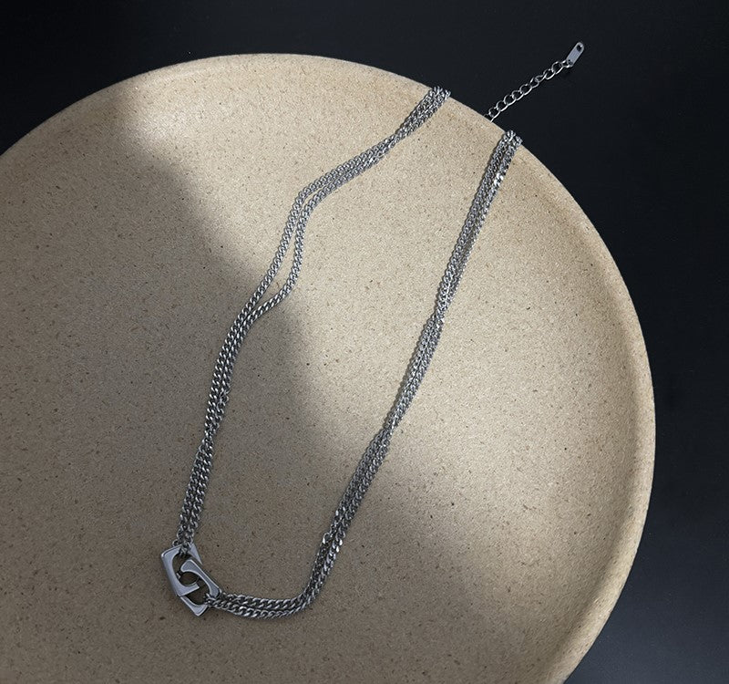 HEIMA Double Chain Necklace