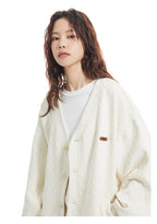 INRM Textured Check Cardigan
