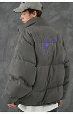 BJHG Suede Puffer Jacket