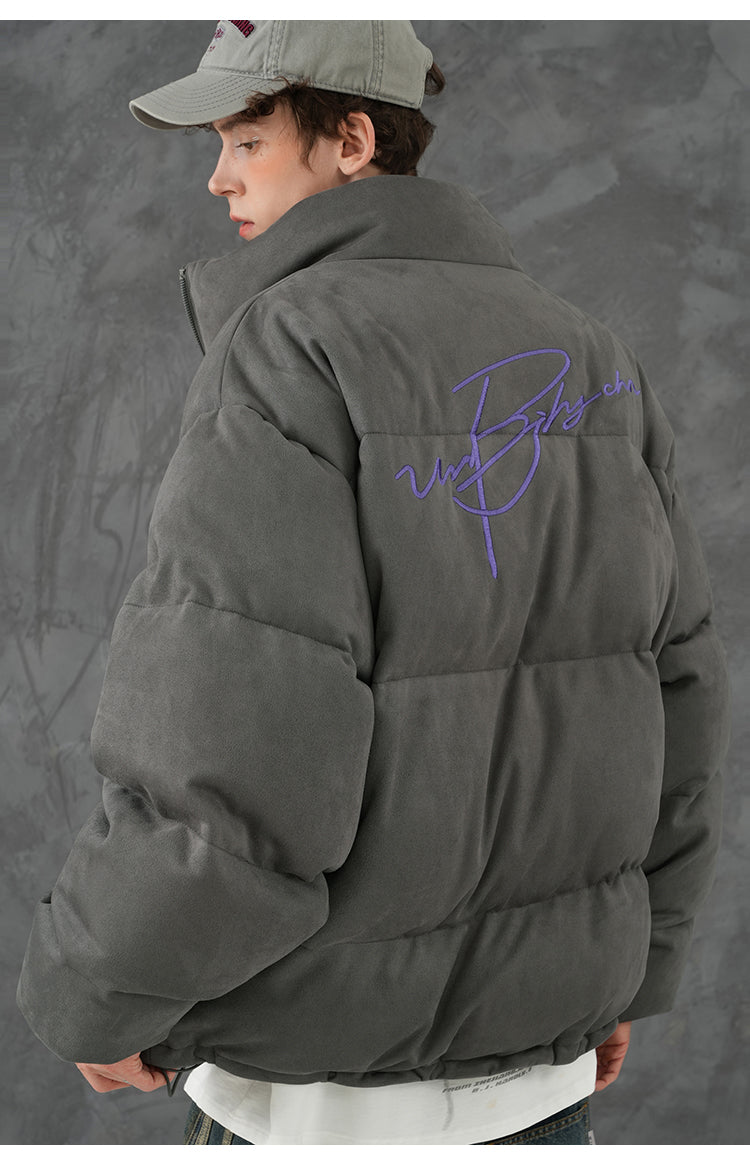 BJHG Suede Puffer Jacket