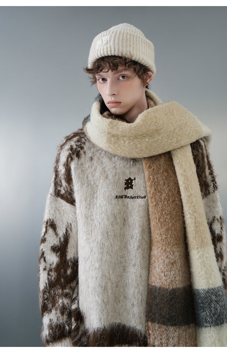 BJHG Textured Jacquard Sweater