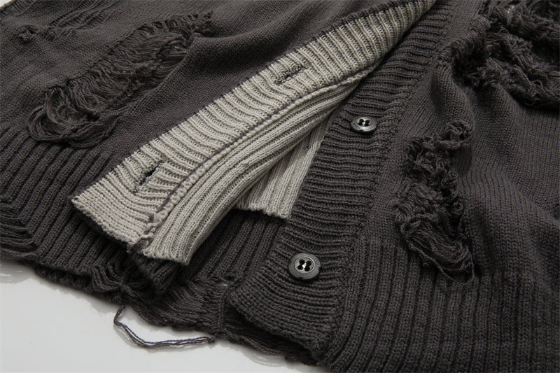 MaxDstr Ripped Grunge Sweater