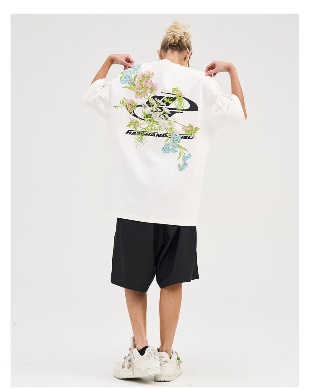 HARSH and CRUEL Embroidered "Bloom" Tee