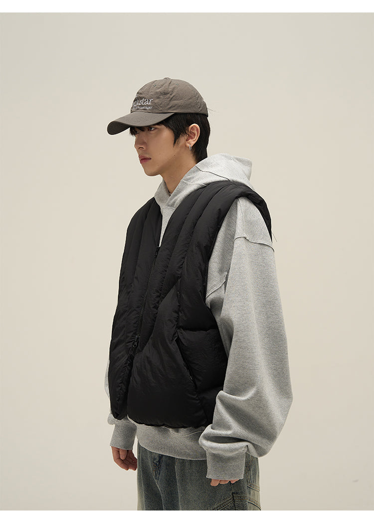 Paneled Puffer Vest