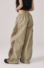 JHYQ Contrast Striped Track Pants