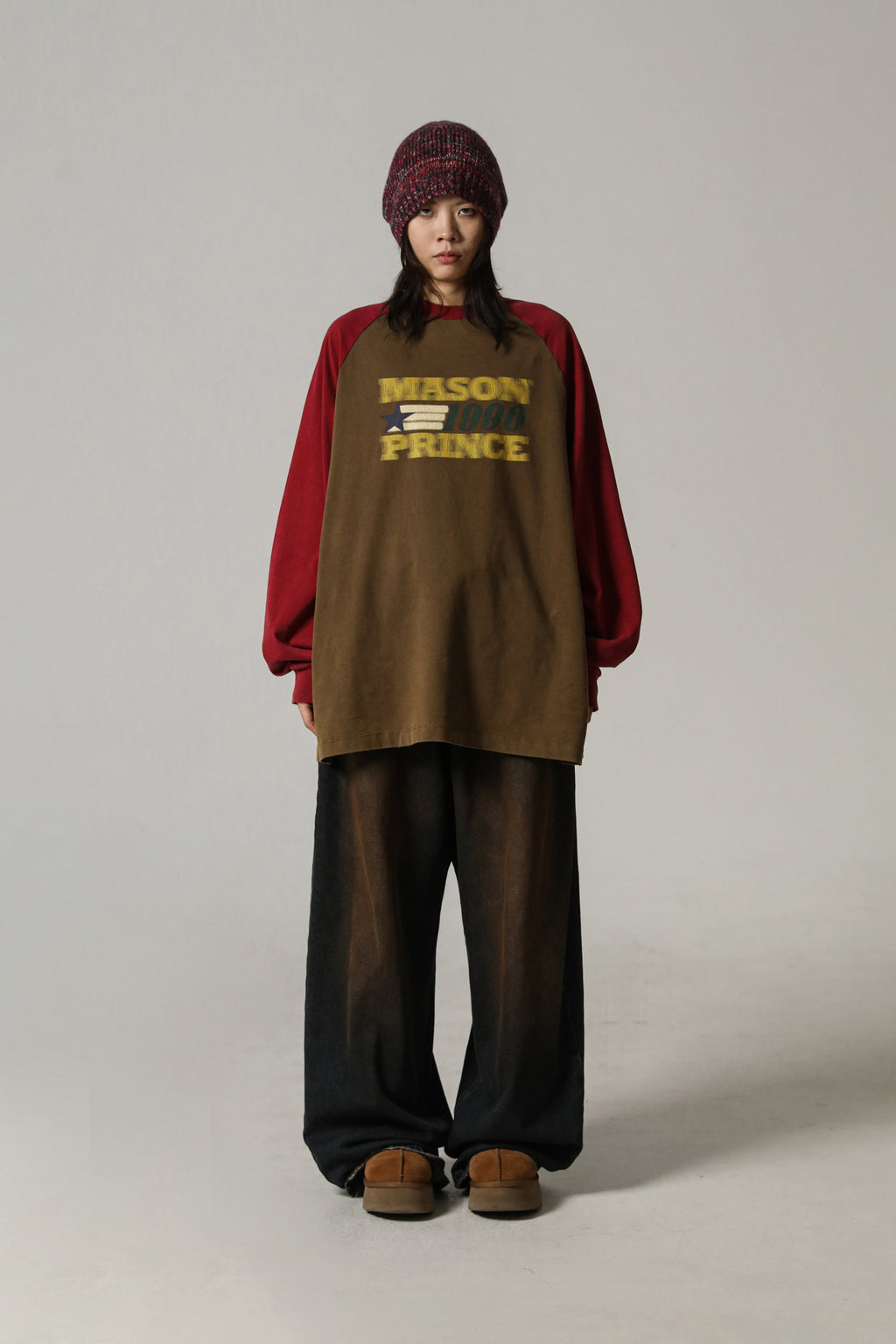 MASONPRINCE "1990" Contrast Long Sleeve