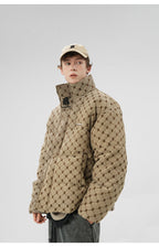 BJHG Monogram Print Puffer Jacket