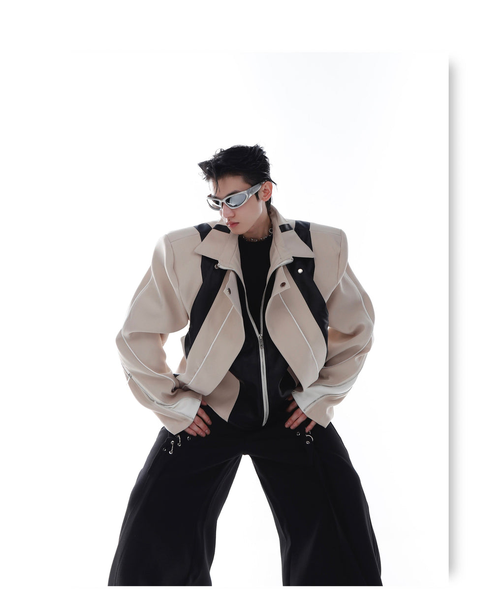 CulturE Spliced Biker Jacket