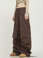 CTB Pleated Baggy Cargo Pants