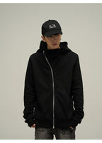 HJK Exclusive Asymmetrical Zip Hooded Jacket