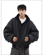 MRNEARLY Vintage Faded Bomber Jacket