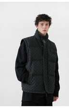 BJHG Monogram Print Puffer Vest