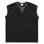 Mentmate Contrast Stitched Sleeveless Tee