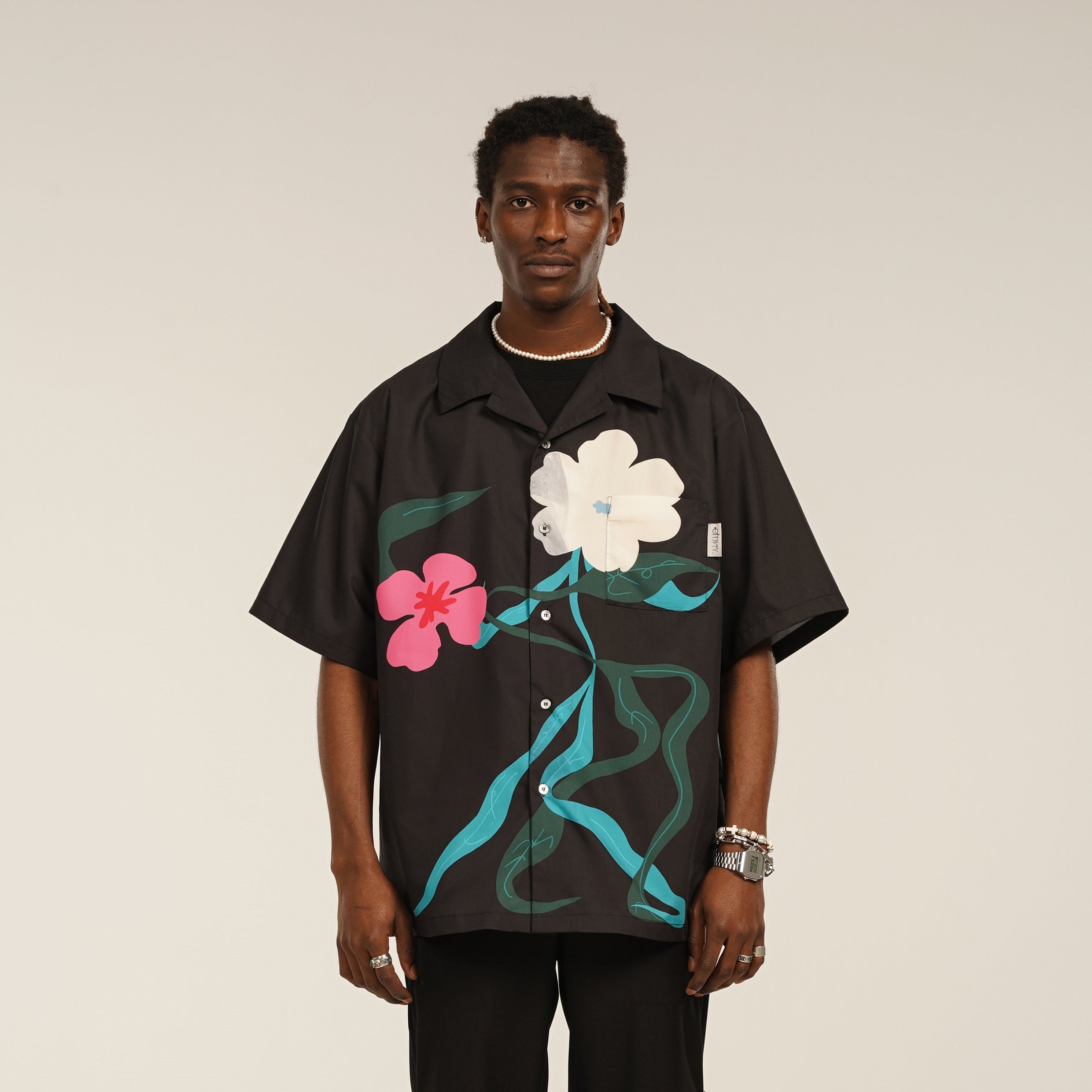 EMPTY REFERENCE "Inflorescence" Button-Up Shirt