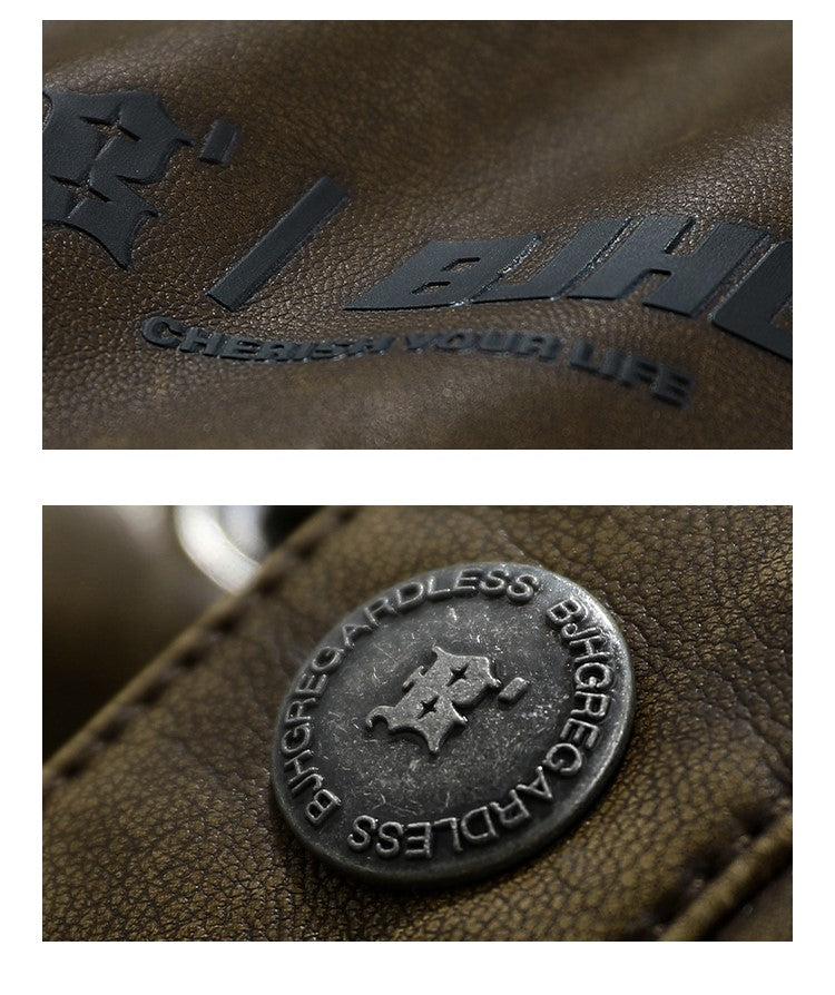 BJHG Vintage Motorcycle Jacket