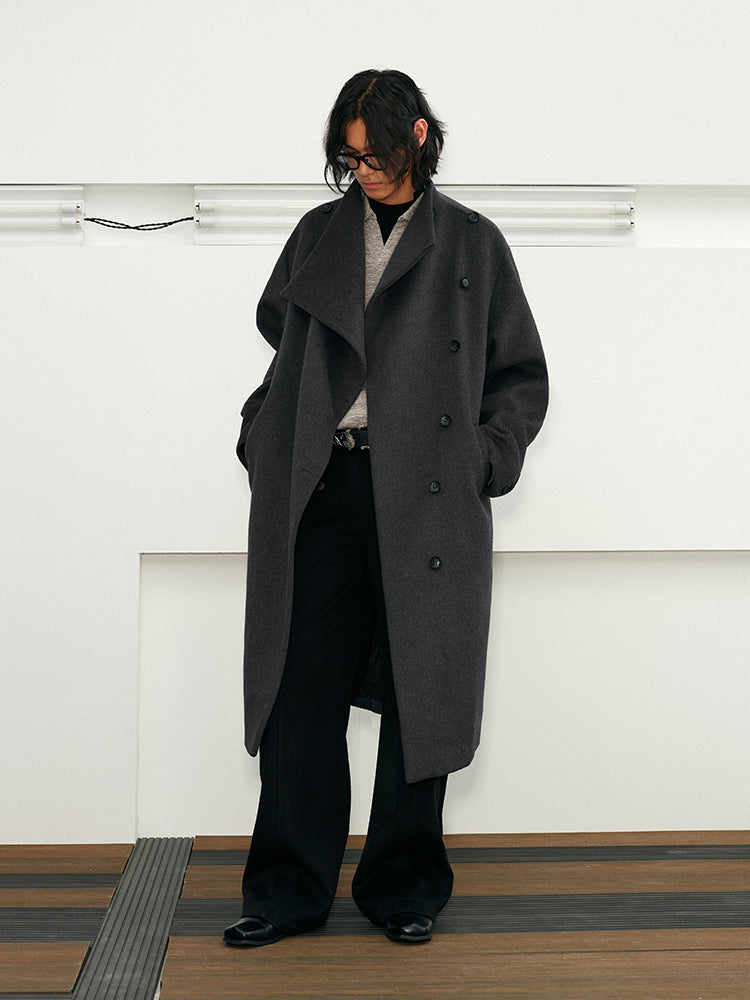 KREATE Avant-Garde Modular Wool Overcoat