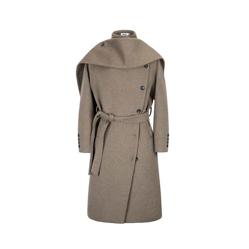 KREATE Avant-Garde Modular Wool Overcoat