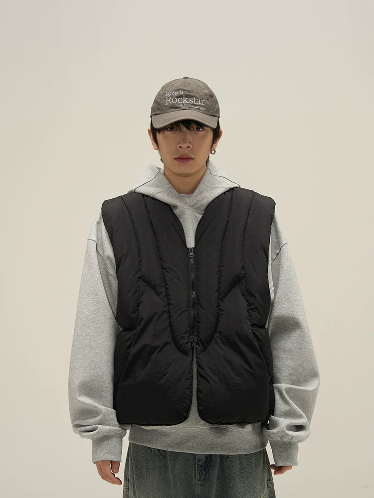 Paneled Puffer Vest