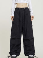 CTB Pleated Baggy Cargo Pants