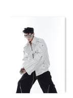 CulturE Pin-Buckle Biker Jacket