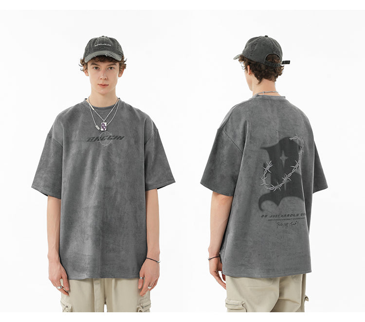 BJHG "Thorns" Suede Tee