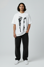 Oversized Graphic White T-Shirt