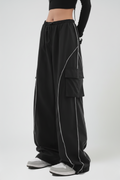 Y2K Black Cargo Pants