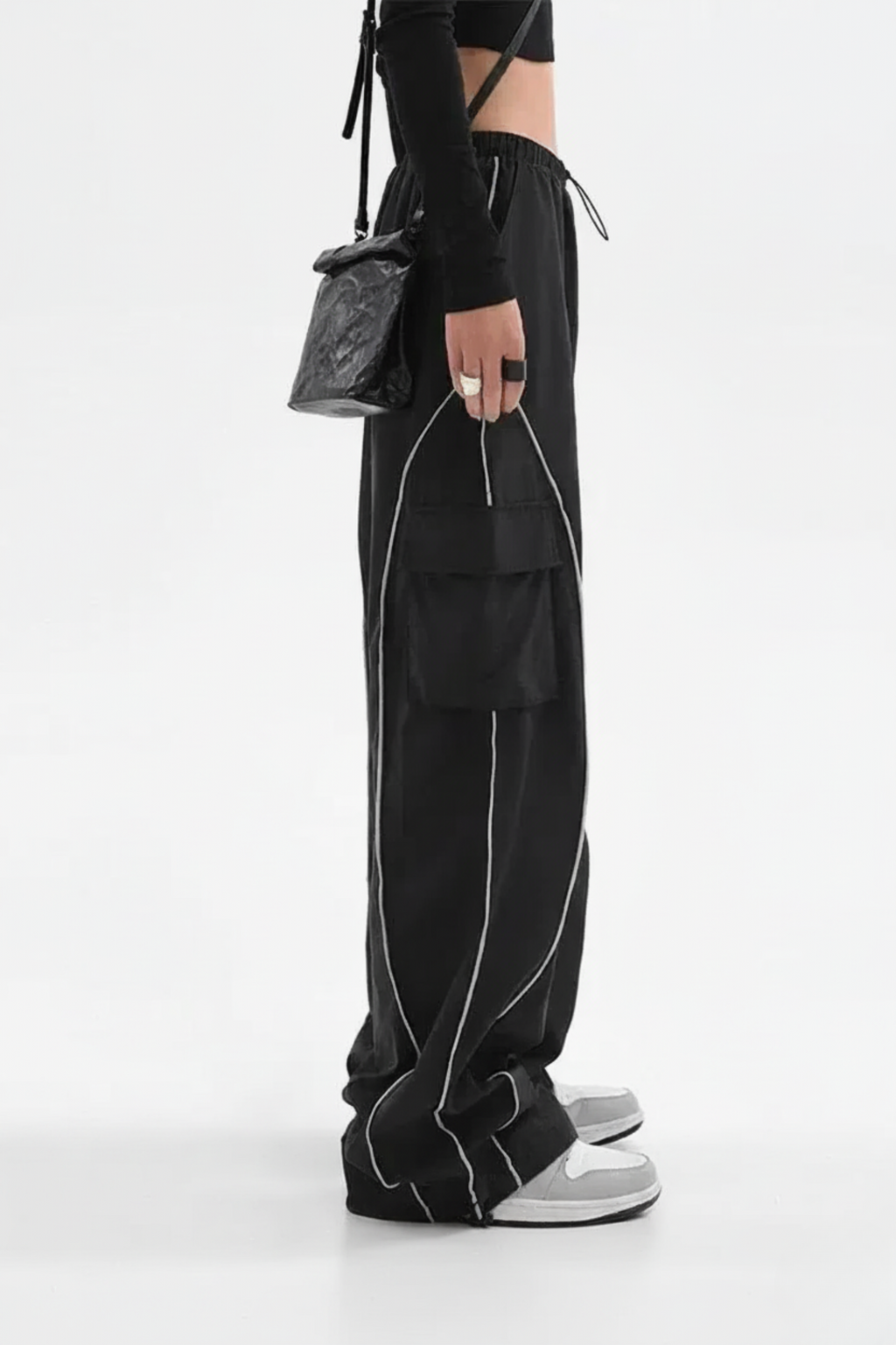 Y2K Black Cargo Pants
