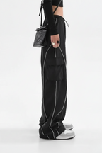 Y2K Black Cargo Pants
